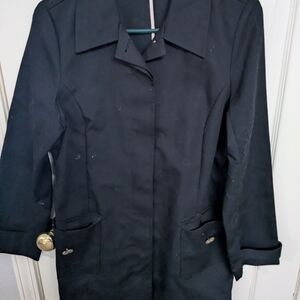 Old Navy Black Trench Coat